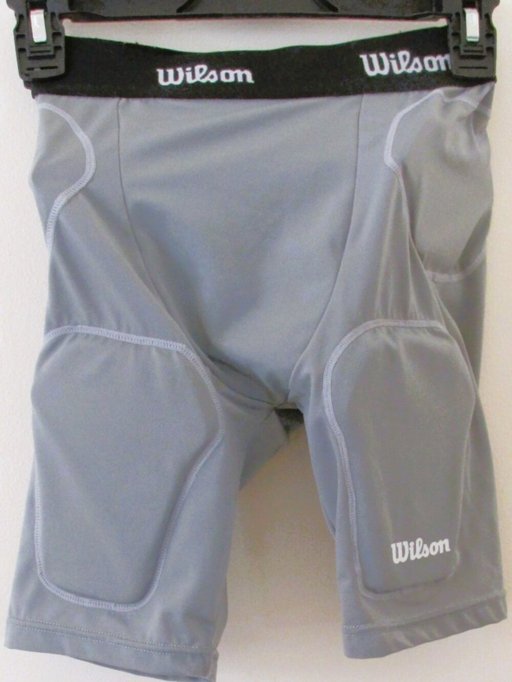 Wilson-Youth-size-M-gray baseball shorts-compression padded athletic sports new